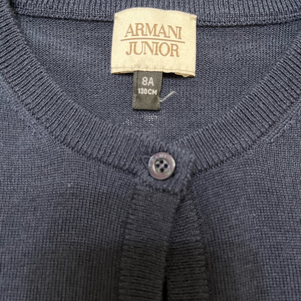 Girls Armani cardigan size 8